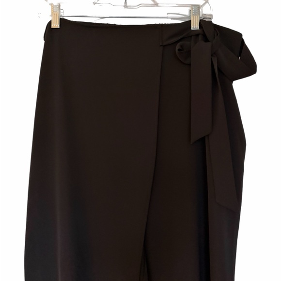 Halara Flex™ High Waisted Tie Side Wide Leg Work Pants Black Size XL - Picture 2 of 5